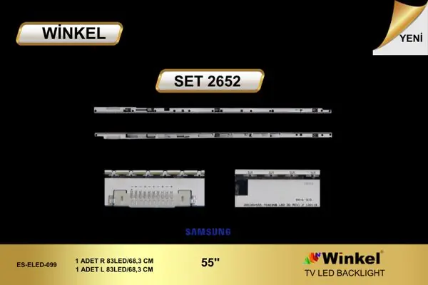 Samsung 55 inç TV LED bar takımı Winkel SET 2652