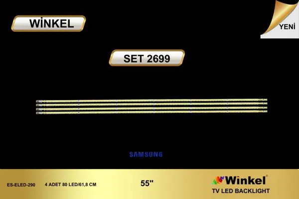 Samsung 55 inç TV LED bar takımı Winkel SET 2699