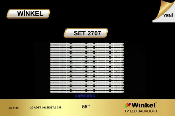 Samsung 55 inç TV LED bar takımı Winkel SET 2707