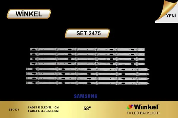 Samsung 58 inç TV LED bar takımı Winkel SET 2475