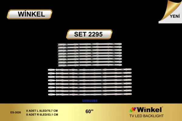 Samsung 60 inç TV LED bar takımı Winkel SET 2295