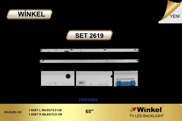 Samsung 65 inç TV LED bar takımı Winkel SET 2619