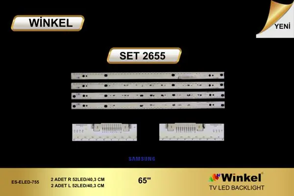 Samsung 65 inç TV LED bar takımı Winkel SET 2655