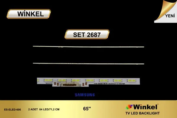 Samsung 65 inç TV LED bar takımı Winkel SET 2687