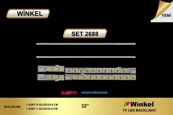 Sanyo 32 inç TV LED bar takımı Winkel SET 2688