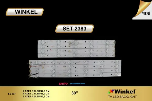 Sanyo 39 inç TV LED bar takımı Winkel SET 2383