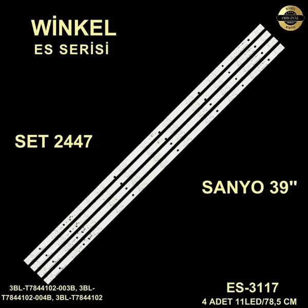 Sanyo 39 inç TV LED bar takımı Winkel SET 2447