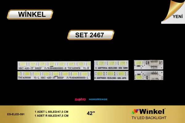 Sanyo 42 inç TV LED bar takımı Winkel SET 2467