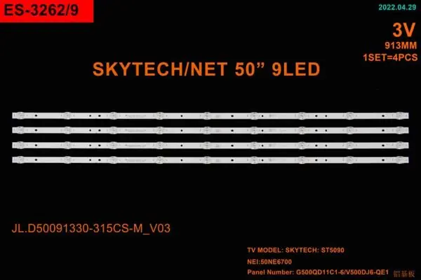 Skytech 50 inç TV LED bar takımı Winkel SET 2404