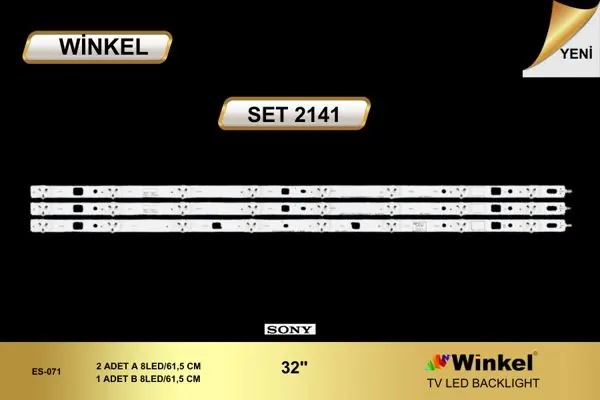 Sony 32 inç TV LED bar takımı Winkel SET 2141