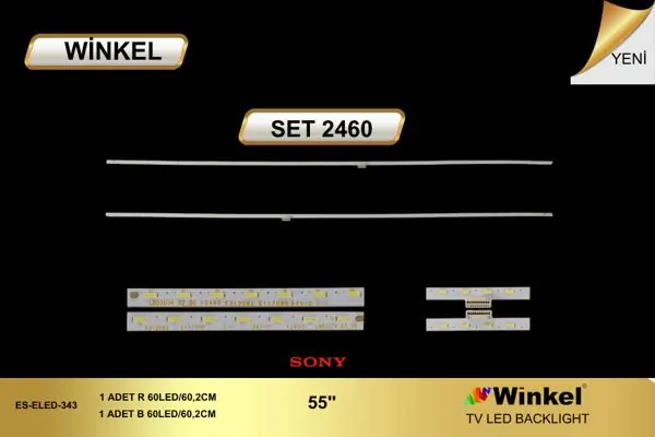 Sony 55 inç TV LED bar takımı Winkel SET 2460