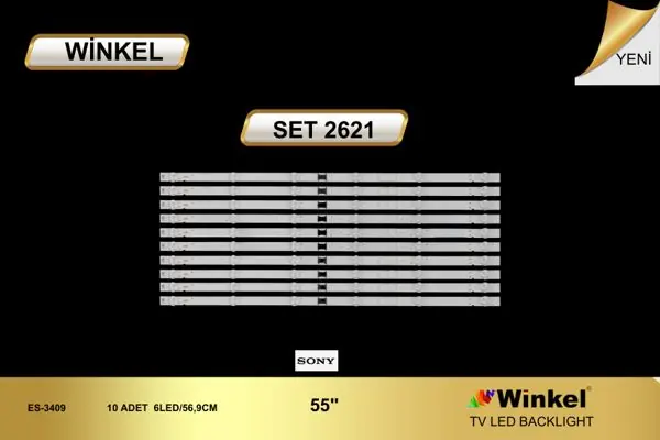 Sony 55 inç TV LED bar takımı Winkel SET 2621