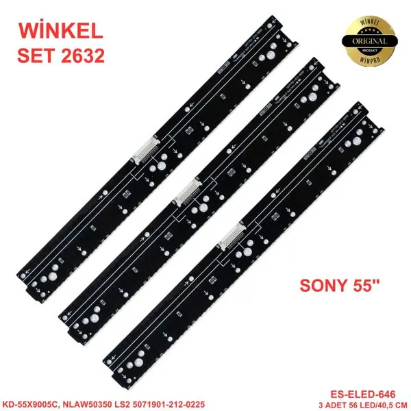Sony 55 inç TV LED bar takımı Winkel SET 2632
