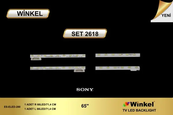 Sony 65 inç TV LED bar takımı Winkel SET 2618