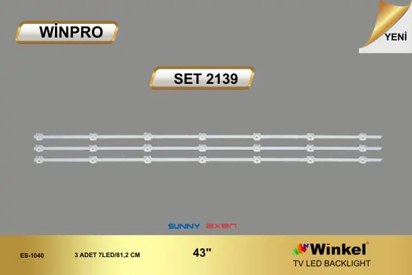 Sunny 43 inç TV LED bar takımı Winpro SET 2139