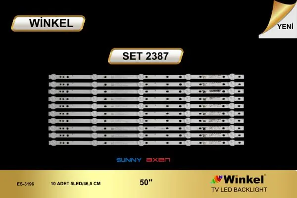 Sunny 50 inç TV LED bar takımı Winkel SET 2387