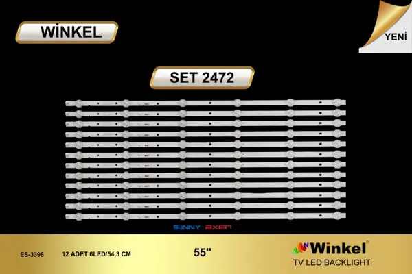 Sunny 55 inç TV LED bar takımı Winkel SET 2472-LW 2300