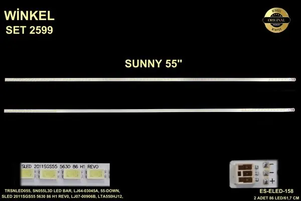 Sunny 55 inç TV LED bar takımı Winkel SET 2599