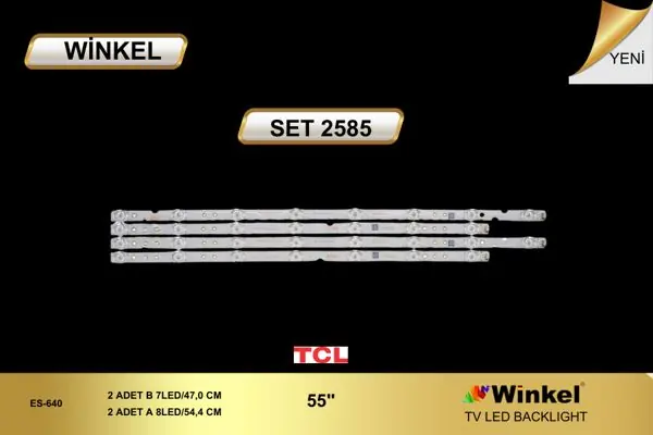 TCL 55 inç TV LED bar takımı Winkel SET 2585