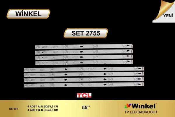 TCL 55 inç TV LED bar takımı Winkel SET 2755