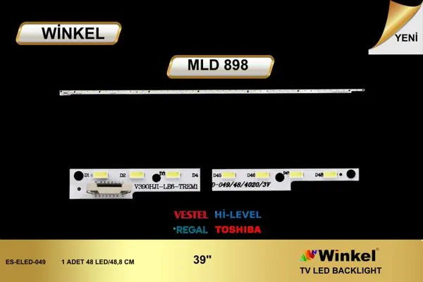 Vestel 39 inç TV LED bar takımı Winkel MLD 898