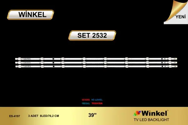 Vestel 39 inç TV LED bar takımı Winkel SET 2532