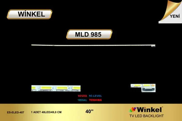 Vestel 40 inç TV LED bar takımı Winkel MLD 985