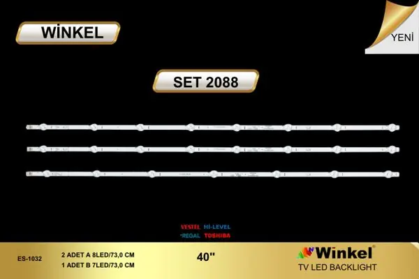Vestel 40 inç TV LED bar takımı Winkel SET 2088