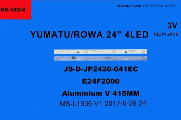 Yumatu 24 inç TV LED bar takımı Winkel SET 2362