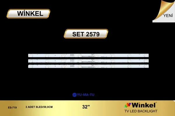 Yumatu 32 inç TV LED bar takımı Winkel SET 2579
