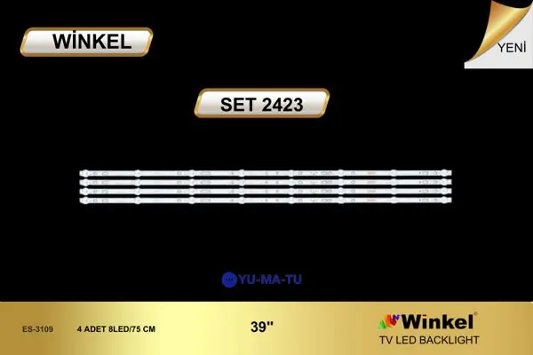 Yumatu 39 inç TV LED bar takımı Winkel SET 2423